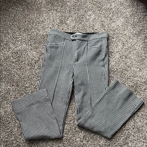 Anthropologie Black and White Dress Pants